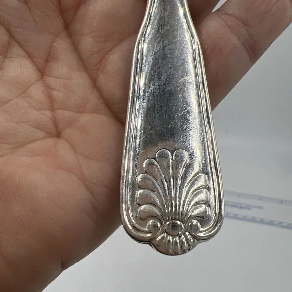 International Silver-plate Korea Soup Table Spoon Royal Shell / Shell Tip